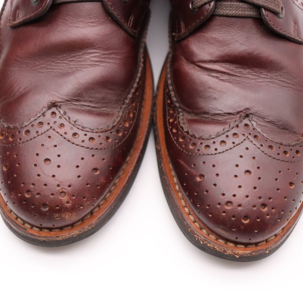 Thursday Boot Company Boots Men’s Size 9 Brown Leather Wingtip Lace Up - Picture 12 of 13